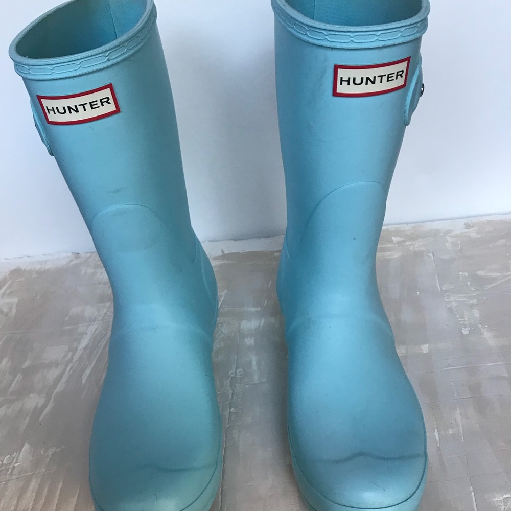 Hunter Women’s Blue Short Rain Boots